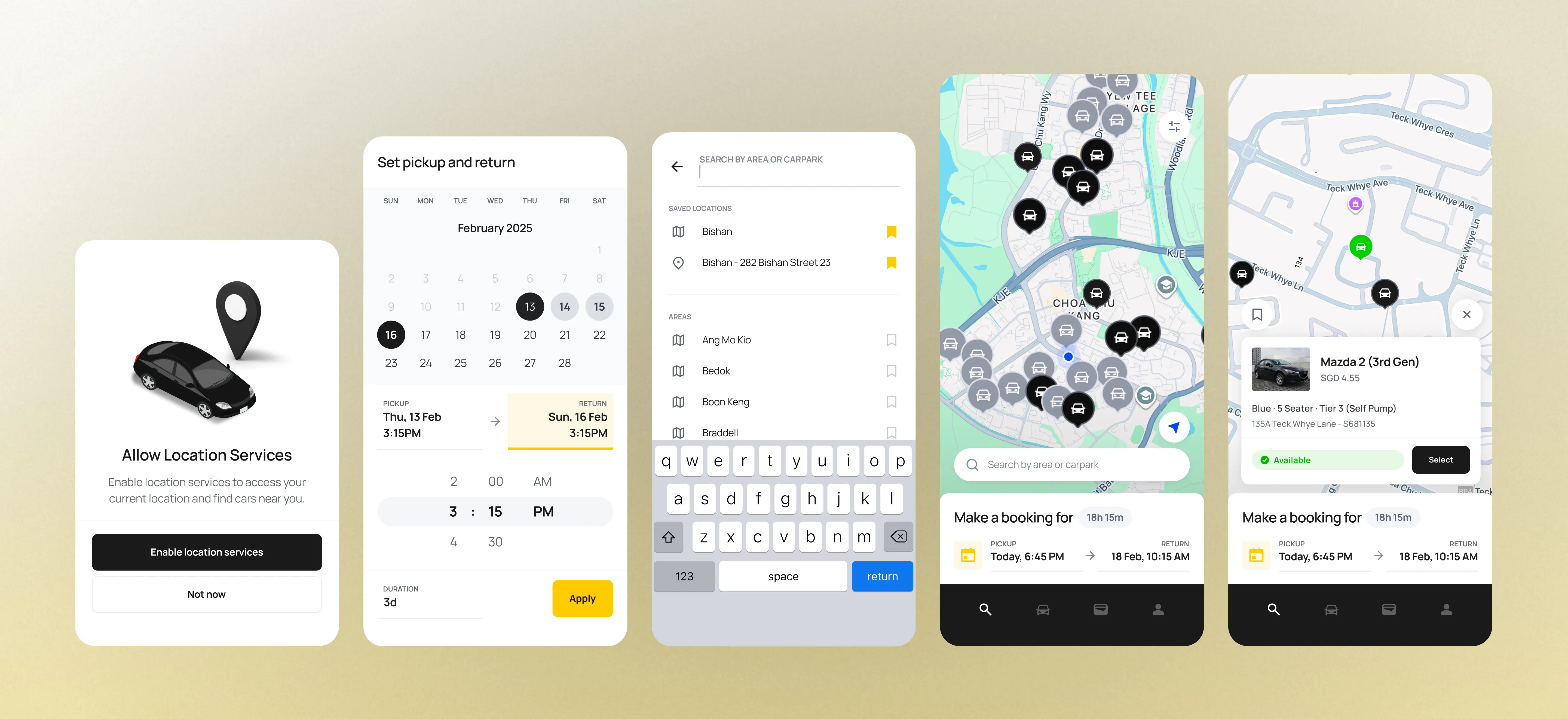 Vehicle discovery map view