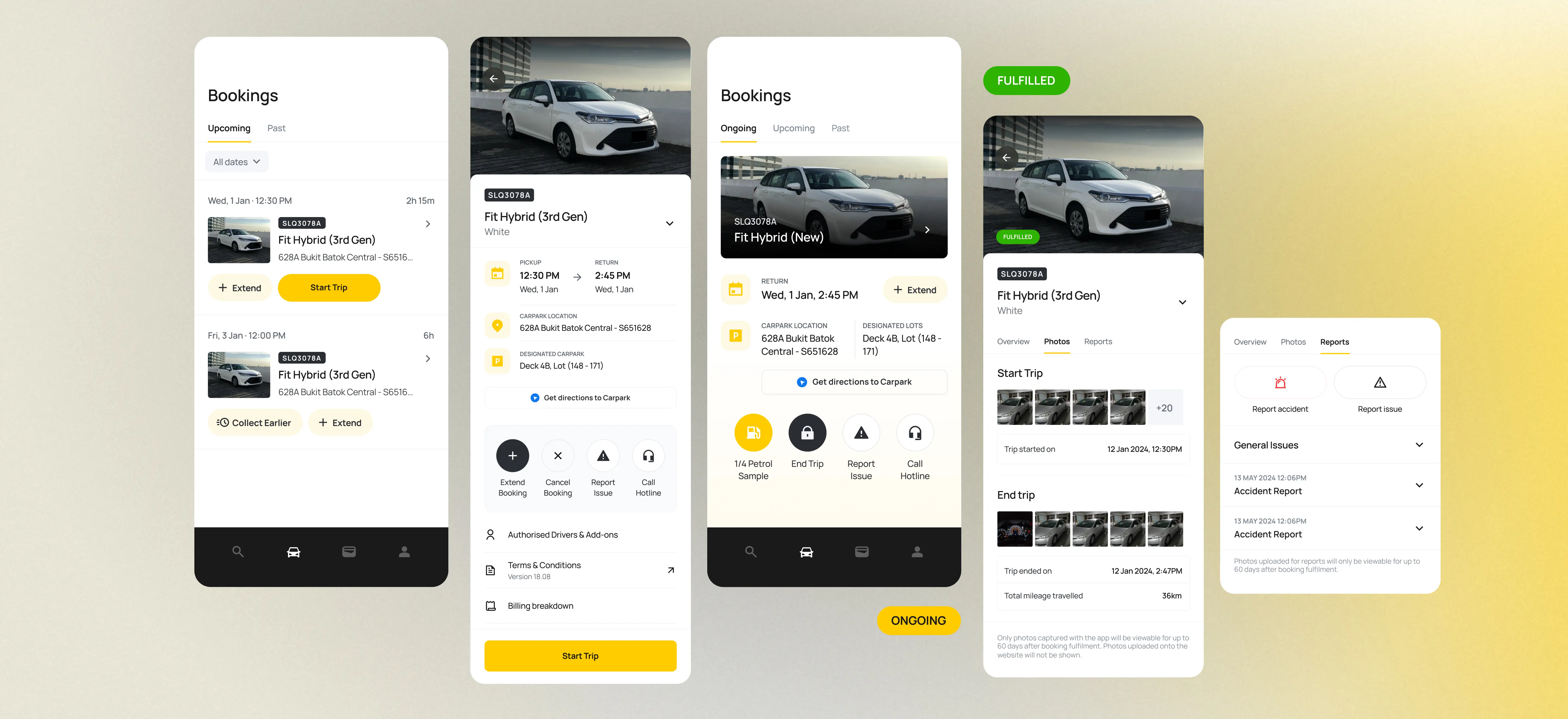 State-driven UI and visual hierarchy